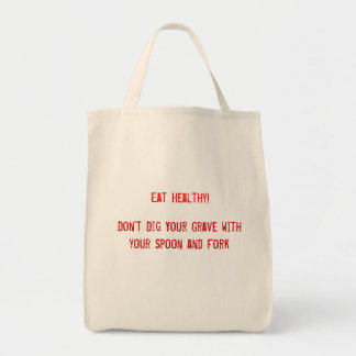 Essen Sie gesunde Tasche Tasche