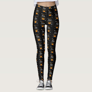 Essen Sie Getränk und seien Sie dankbarer Leggings