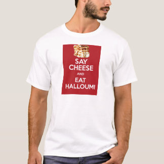ESSEN SIE HALLOUMI GRIECHE-KÄSE T-Shirt
