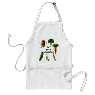Essen Sie Ihre Gemüse Schürze