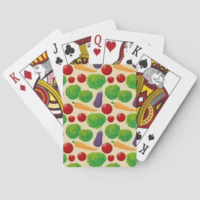 Essen Sie Ihre Gemüse Spielkarten (Rückseite)
