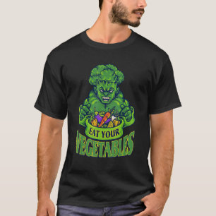 Essen Sie Ihre Gemüse Welt Vegetarier Tag Brocoli  T-Shirt