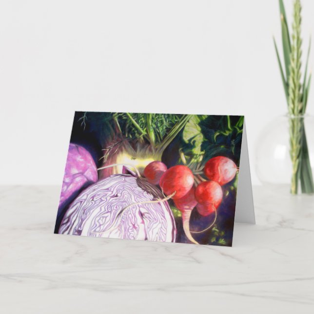 Essen Sie Ihre Veggies #1 Karte (Vorderseite)