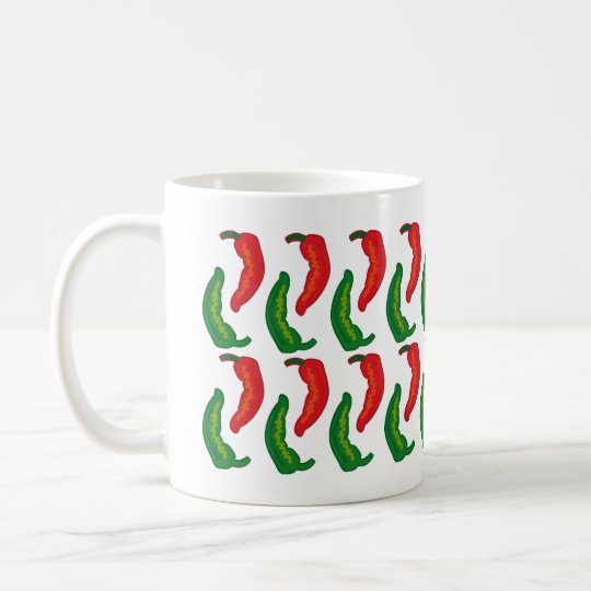 Essen Sie Ihre Veggies-Chili Jalapeño Kaffeetasse