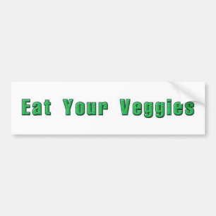 Essen Sie Ihren Veggies-Autoaufkleber Autoaufkleber