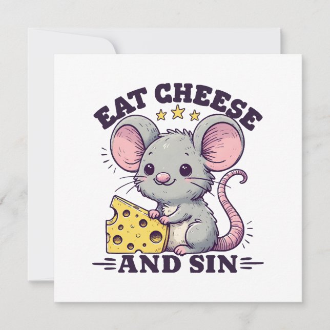 Essen Sie Käse und Sin (Vorderseite)