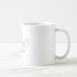 ESSEN SIE KUCHEN FÜR FRÜHSTÜCKS-GOLDrosa-SCHWARZES Kaffeetasse
