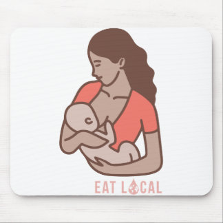 Essen Sie lokalen mittleren Haut-Ton-Entwurf Mousepad