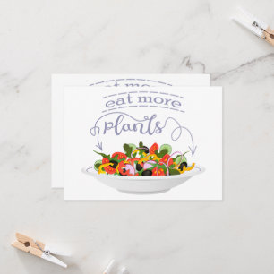 Essen Sie mehr Pflanze Frischsalat Motivation Buch
