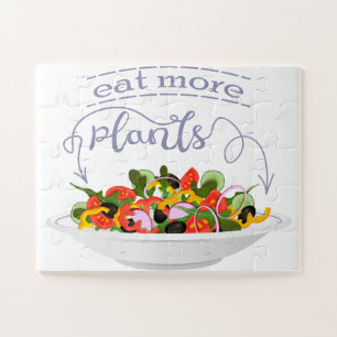 Essen Sie mehr Pflanze Frischsalat Motivation Buch