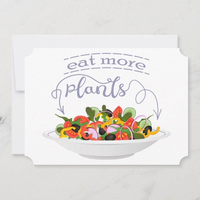 Essen Sie mehr Pflanze Frischsalat Motivation Buch Ankündigung (Vorderseite)