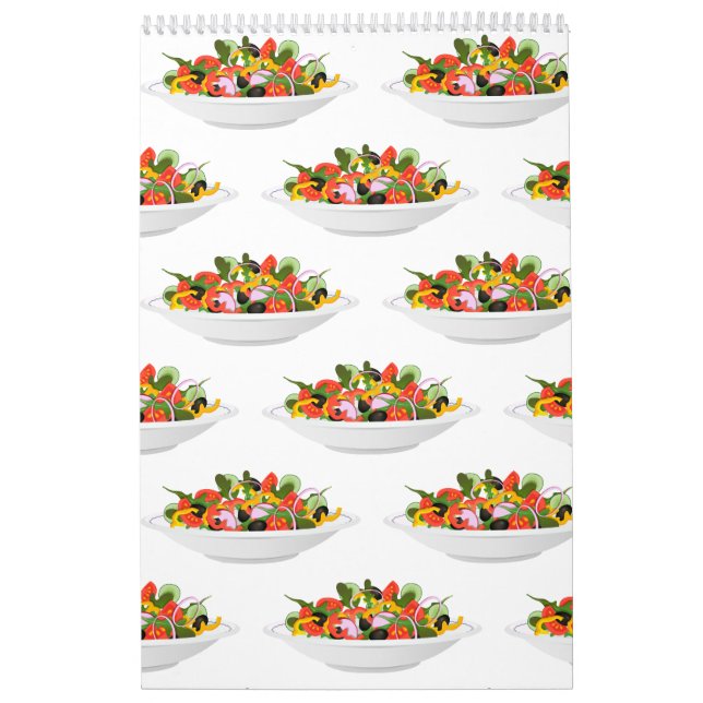 Essen Sie mehr Pflanze Frischsalat Motivation Buch Kalender (Titelbild)