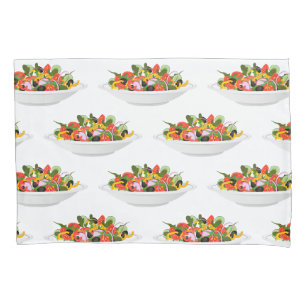 Essen Sie mehr Pflanze Frischsalat Motivation Buch Kissenbezug