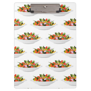 Essen Sie mehr Pflanze Frischsalat Motivation Buch Klemmbrett