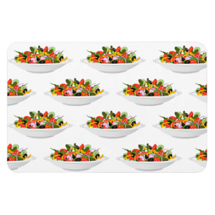 Essen Sie mehr Pflanze Frischsalat Motivation Buch Magnet