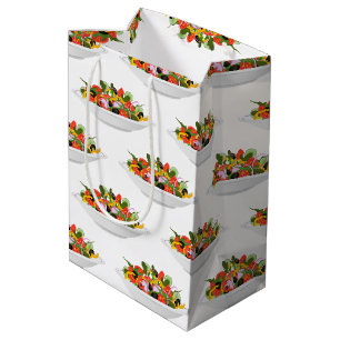 Essen Sie mehr Pflanze Frischsalat Motivation Buch Mittlere Geschenktüte