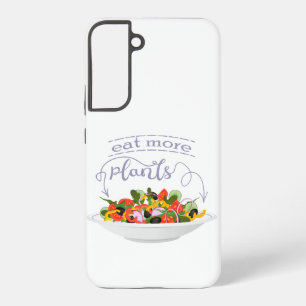 Essen Sie mehr Pflanze Frischsalat Motivation Buch Samsung Galaxy Hülle