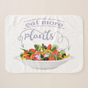 Essen Sie mehr Pflanze Frischsalat Motivation Buch Sherpadecke