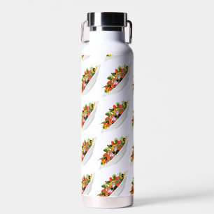 Essen Sie mehr Pflanze Frischsalat Motivation Buch Trinkflasche