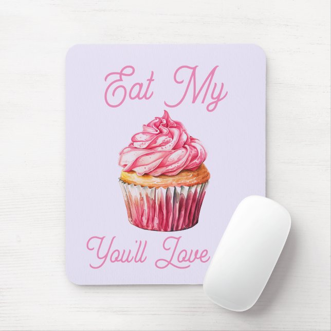 Essen Sie meine Muffin-Maus-Pad Mousepad (Mit Mouse)