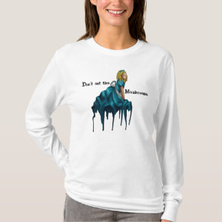 Essen Sie nicht das Pilzalice-Shirt T-Shirt