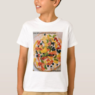 Essen Sie noch mehr Fruchtkuchen Pizza T-Shirt