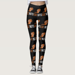 Essen Sie Nüsse - Eichhörnchen Leggings