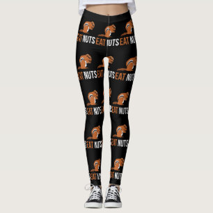 Essen Sie Nüsse - Eichhörnchen Leggings