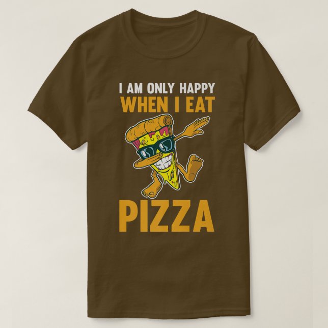 Essen Sie Pizza 545  T-Shirt (Design vorne)
