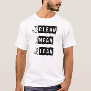 Essen Sie sauberes, der gemeine Zug, erhalten Sie T-Shirt