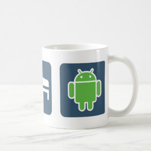 Essen Sie. Schlaf. Android Kaffeetasse