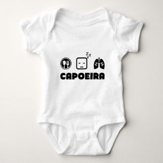 Essen Sie Schlaf atmen Capoeira Baby Strampler