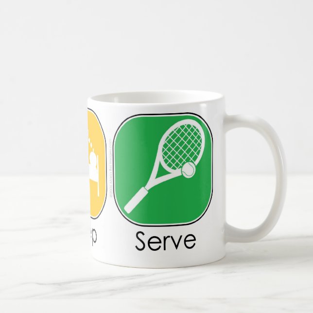 Essen Sie Schlaf-Aufschlag Kaffeetasse (Rechts)