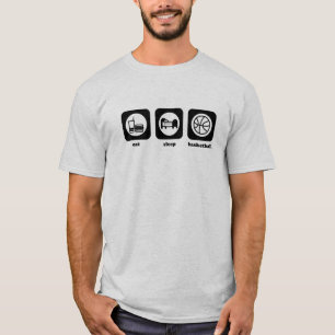 Essen Sie. Schlaf. Basketball. T - Shirt