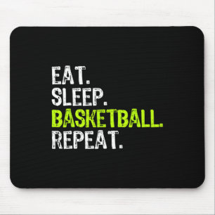 Essen Sie Schlaf Basketball Wiederholen Spielerspa Mousepad