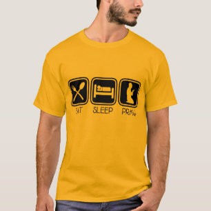 Essen Sie Schlaf beten T-Shirt