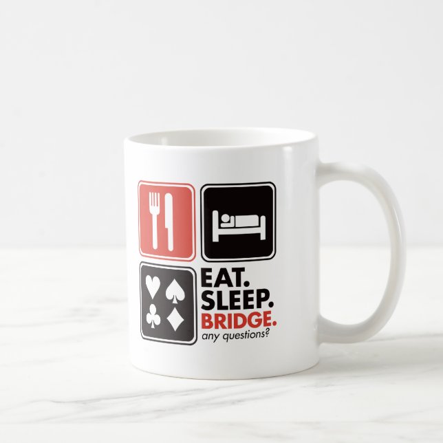 Essen Sie Schlaf-Brücke Kaffeetasse (Rechts)