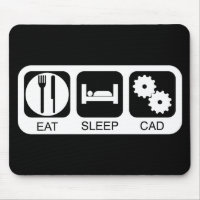 Essen Sie Schlaf CAD