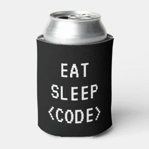 ESSEN Sie SCHLAF-CODE, den lustiges Dosenkühler