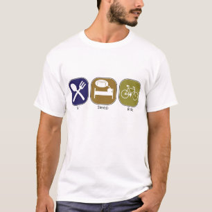 Essen Sie Schlaf-Fahrt T-Shirt