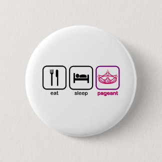 Essen Sie Schlaf-Festzug Button