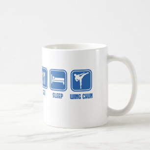 Essen Sie Schlaf-Flügel Chun Kaffeetasse