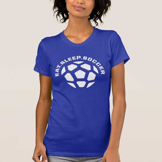 ESSEN SIE SCHLAF-FUSSBALL T-Shirt (Vorderseite)