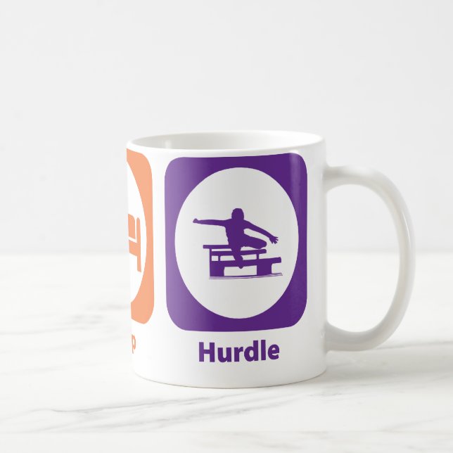 Essen Sie Schlaf-Hürde Kaffeetasse (Rechts)