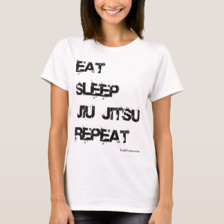 Essen Sie Schlaf Jiu Jitsu Wiederholung T-Shirt