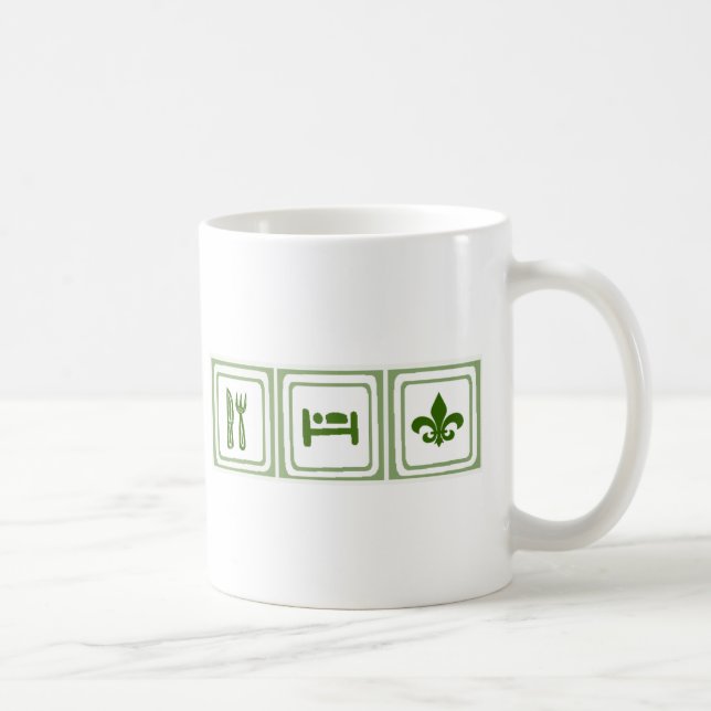Essen Sie Schlaf… Kaffeetasse (Rechts)