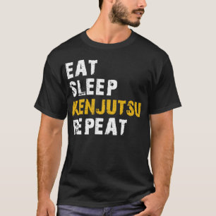Essen Sie Schlaf Kenjutsu T-Shirt