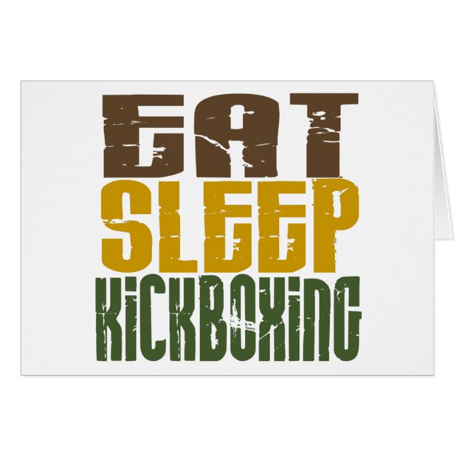 Essen Sie Schlaf Kickboxing 1 (Vorderseite (Horizontal))