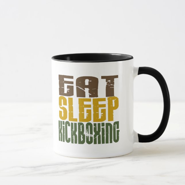 Essen Sie Schlaf Kickboxing 1 Tasse (Rechts)