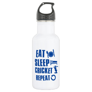 Essen Sie Schlaf Kricket Trinkflasche